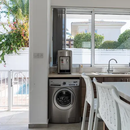 White Pearl Luxury 3br Villa, Private Pool - Kapparis, Protaras *